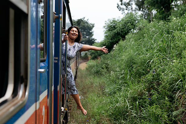 istock Tourist Enjoying Train Ride Through Tea Plantations 2236915222