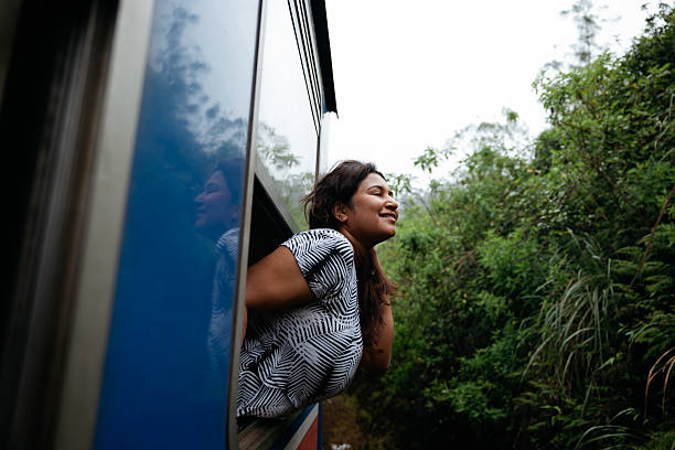 istock Tourist Enjoying Train Ride Through Tea Plantations 2236915330