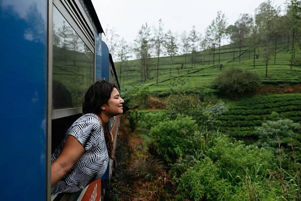 istock Tourist Enjoying Train Ride Through Tea Plantations 2236915536