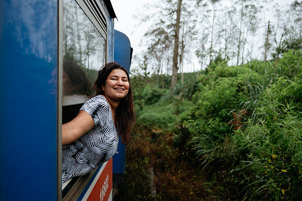 istock Tourist Enjoying Train Ride Through Tea Plantations 2236915538