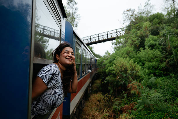 istock Tourist Enjoying Train Ride Through Tea Plantations 2236915542
