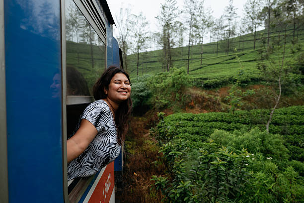 istock Tourist Enjoying Train Ride Through Tea Plantations 2236915544