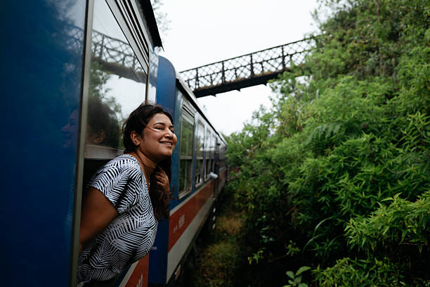 istock Tourist Enjoying Train Ride Through Tea Plantations 2236915547
