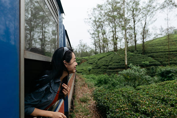 istock Tourist Enjoying Train Ride Through Tea Plantations 2236915589