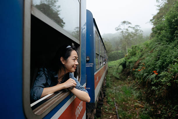istock Tourist Enjoying Train Ride Through Tea Plantations 2236915607