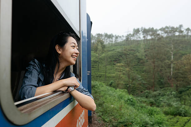 istock Tourist Enjoying Train Ride Through Tea Plantations 2236915633