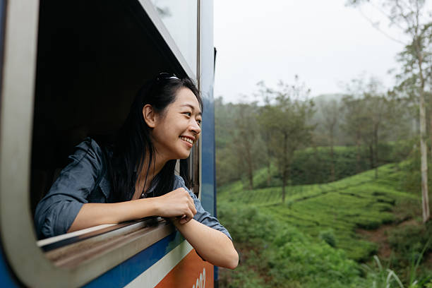 istock Tourist Enjoying Train Ride Through Tea Plantations 2236915643