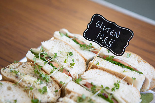 Sandwiches on a buffet table at a celebratory event