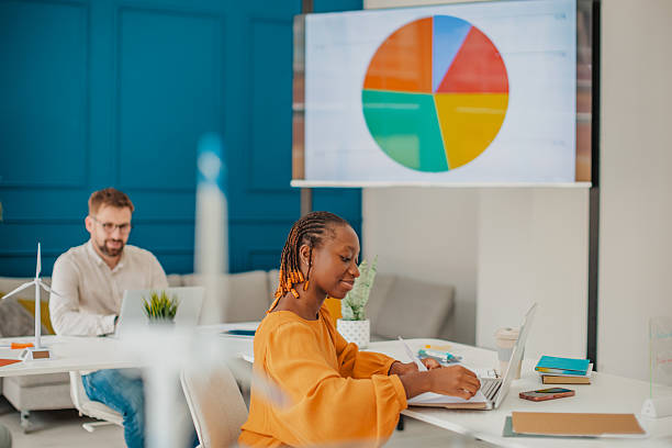 istock Young professionals collaborate in a modern startup office space focusing on teamwork and innovative ideas for business growth 2236923851
