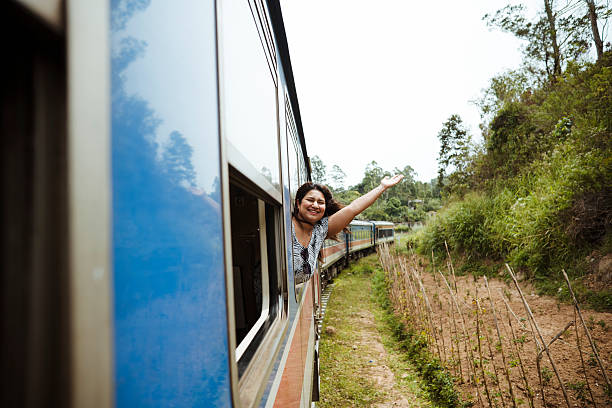 istock Tourist Enjoying Train Ride Through Tea Plantations 2236930098