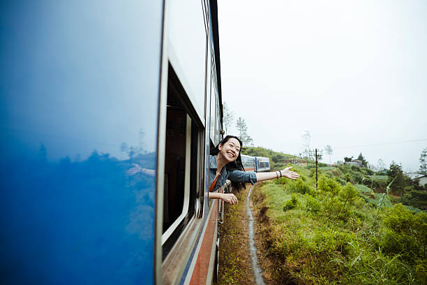 istock Tourist Enjoying Train Ride Through Tea Plantations 2236930166