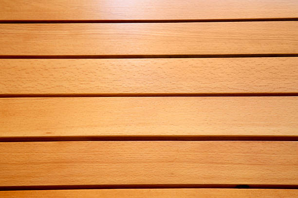 Wooden floor surface taken in low position