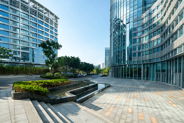 istock Modern buildings and squares in technology parks,chongqing,china 2236931166