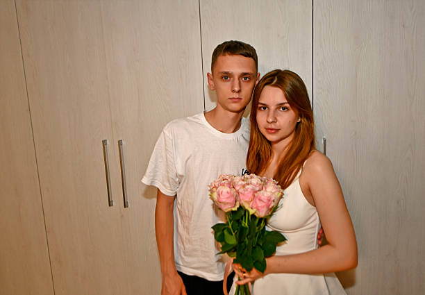 istock Congratulate the young girl on her birthday. 2236932139