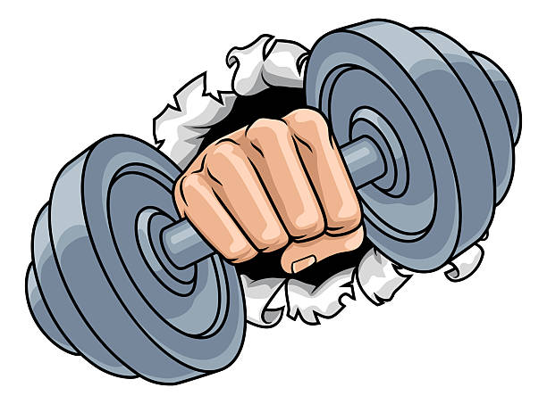 istock Weight Lifting Gym Dumbbell Weights Fist Hand 2236937859