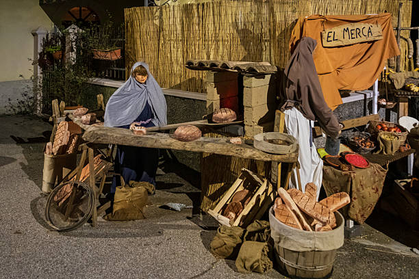 Scene of a Christmas village set throughout the alleys of Braga: the nativity scene transforms the mountain borough into a thematic trail
