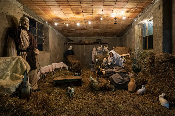 Into the heart of Christmas: Nativity scene.