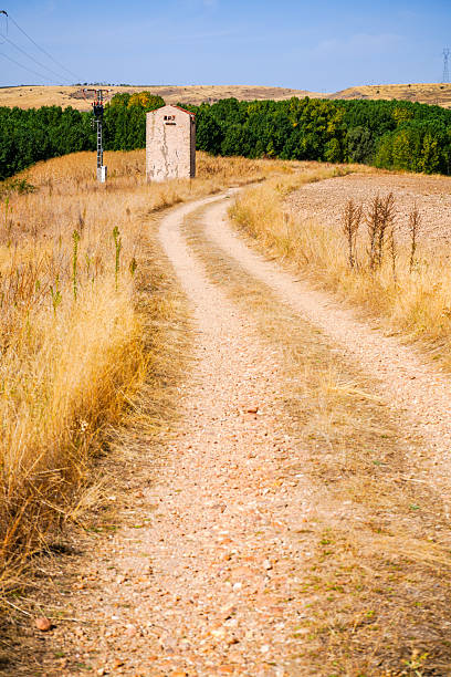 istock Old buildings and electrical towers. 2236944576