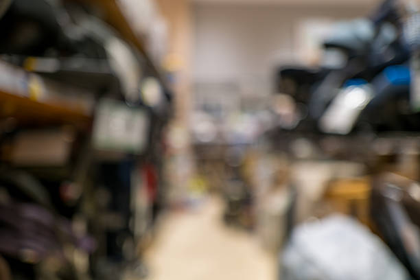 Blurred Background of a Thrift Shop