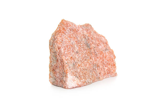 istock Granite stone close up isolated on white background 2236949168