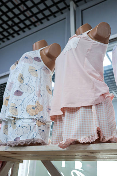 istock Stylish pajamas on display in a store setting. 2236953936