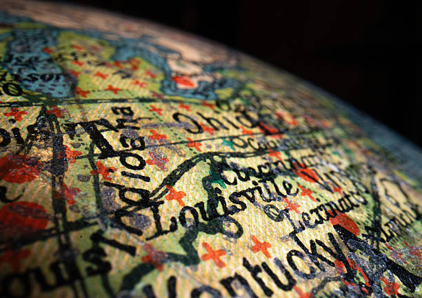 istock Macro shot of USA map 2236954022