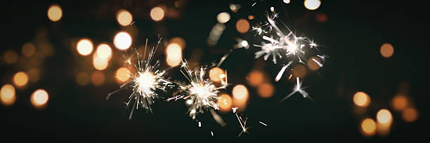istock Gold bokeh background with sparklers_001 2236954314