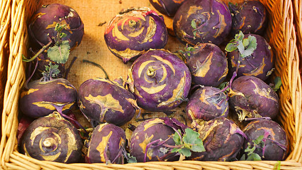 istock Many kohlrabi cabbages in a wicker basket 2236972400