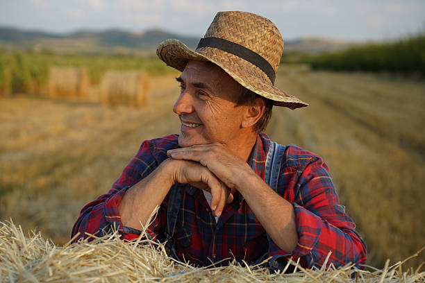 istock Senior Farmer Enjoying Peaceful Moments in Wheat Field 2236974843