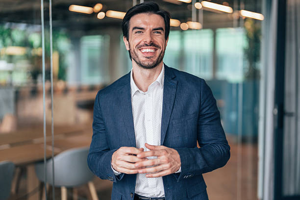 istock Confident business man in modern office 2236981767