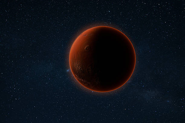 istock Red planet Mars in outer space, showing detailed craters and rocky surface under a starry sky, symbolizing astronomy, exploration, and the solar system. 2236987634