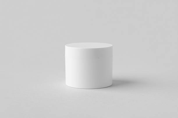 istock White plastic cosmetic cream jar mockup on neutral background 2236990056