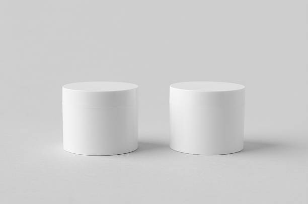 istock White plastic cosmetic cream jar mockup on neutral background 2236990057