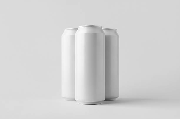 istock White large tall beer or soda aluminum can mockup. 2236990061