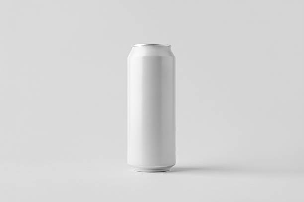 istock White large tall beer or soda aluminum can mockup. 2236990080