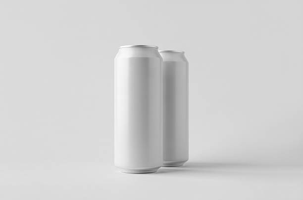 istock White large tall beer or soda aluminum can mockup. 2236990084