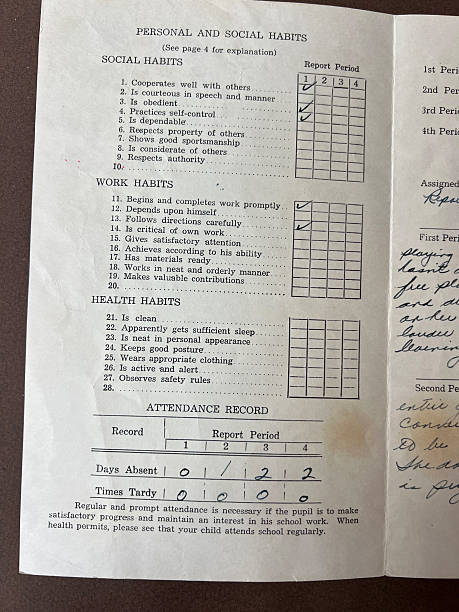 istock Report Card 1950s Kindergarten 2236990546