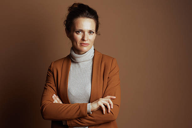 istock Serious Businesswoman with Determined Gaze 2236992898