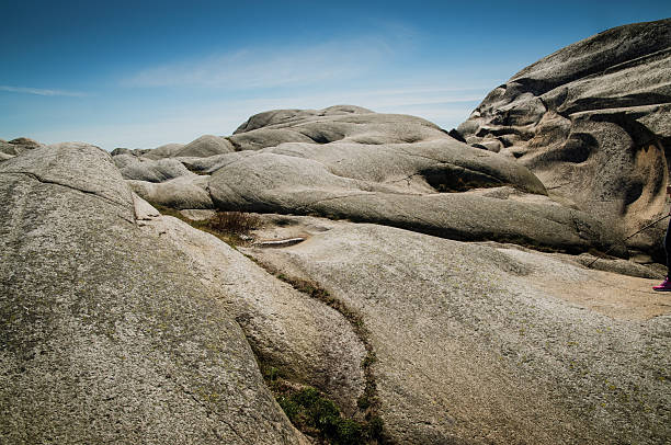 Rocky shore at Verdens Ende, Norway — summer in full bloom, clear blue sky without trails, sunlight dancing on waves; silence, vastness, and beauty at the edge of the world.