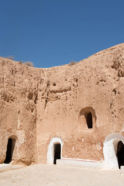 Troglodyte dwellings in the Berber village of Matmata in the south of Tunisia
