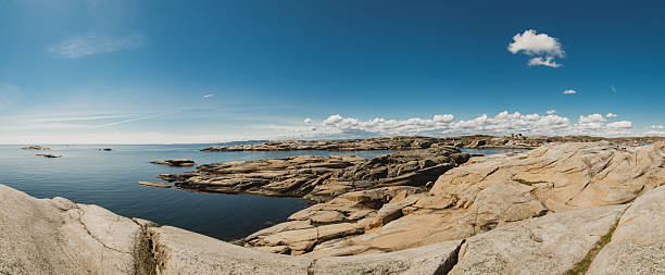 istock Rocky shore at Verdens Ende, Norway 2236993121