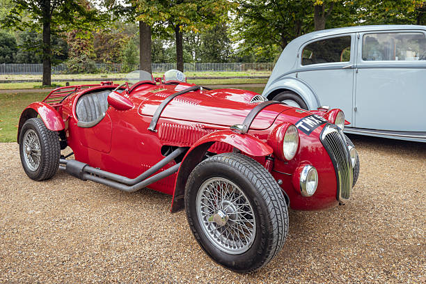 London, England -September 02, 2023: 1949 Frazer Nash High Speed, third at Le Mans in 1949, Concours of Elegance 2023, Hampton Court Palace, London, UK