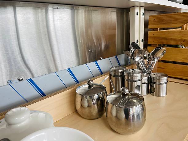 istock A kitchen counter with stainless steel utensils and containers 2237000626
