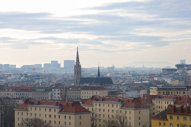 View of Vienna from a bird's eye view