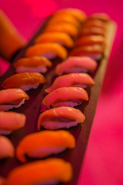 A Tray of Assorted Nigiri Sushi