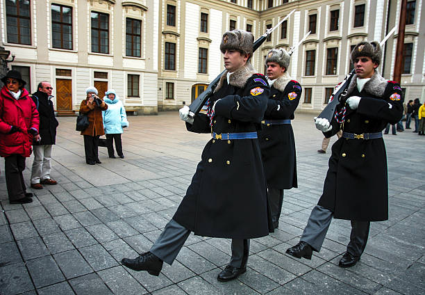Palace guard at Prague Castle