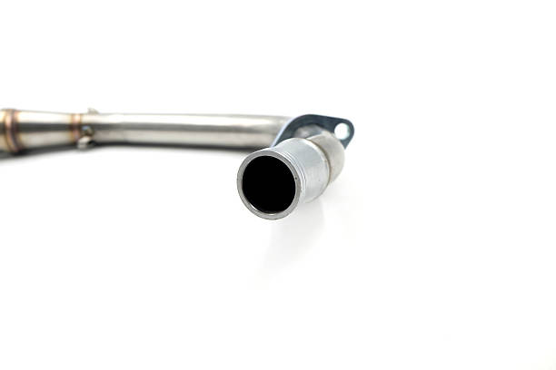 istock engine connector to motorcycle exhaust isolated on white background 2237034612