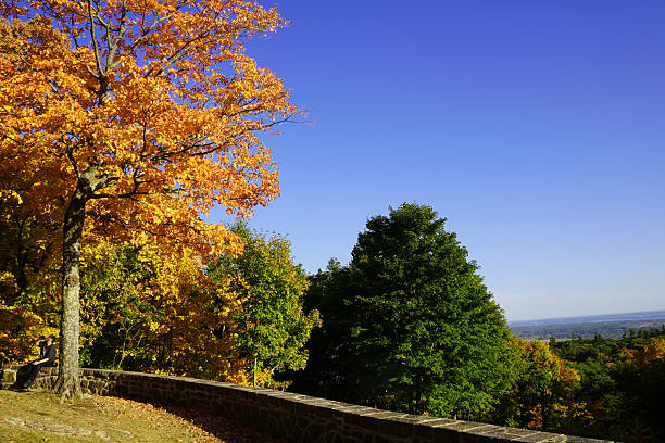 Rock city park Olean Ny fall season landscape