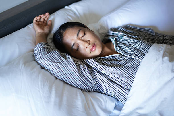 istock Woman is still sleeping in the morning. 2237036831
