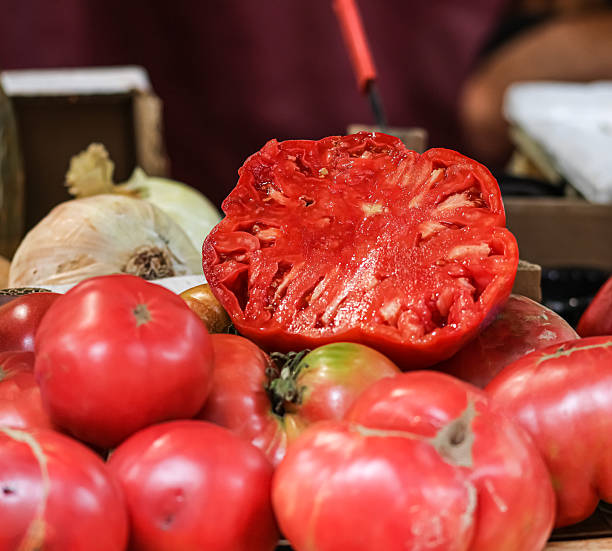 Authentic organic natural ecological tasty tomato